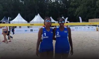 JIOI - Beach-volley dans le tableau féminin : Maurice remporte l'argent