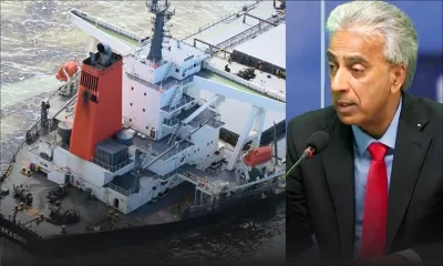 Fuite d’huile du Wakashio : Arvin Boolell parle de «désastre écologique maritime»
