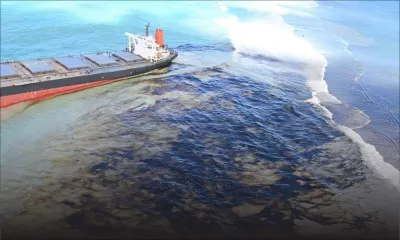 La fuite d'huile du Wakashio sur BBC 