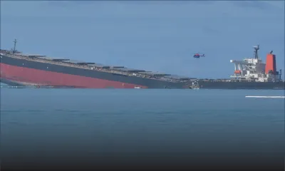 Wakashio : opération pour enlever les dernières poches de fioul sur le navire