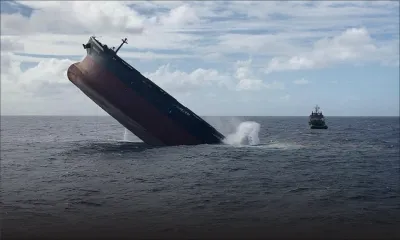 Wakashio : la partie avant du navire au fond de l’océan 