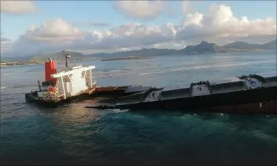 Le MV Wakashio se fragilise davantage