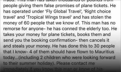 Vente de faux billets d’avion: un Mauricien recherché par la police londonienne