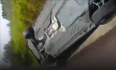 Quartier-Militaire : une voiture finit les 4 roues en l’air