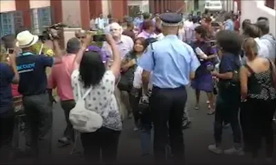 Altercation entre des partisans du MMM et des activistes du Mouvement patriotique