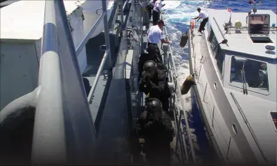 Exercice de simulation pour le patrouilleur CGS Victory