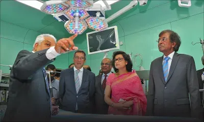 Hôpital Victoria : nouvelle aile du Cardiac Centre