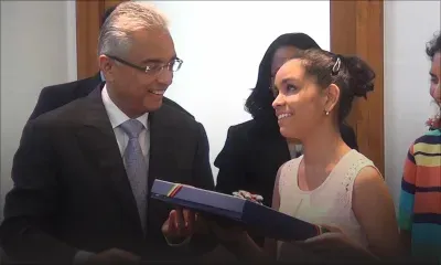 Artiste de la Paix : Pravind Jugnauth reçoit Jane Constance