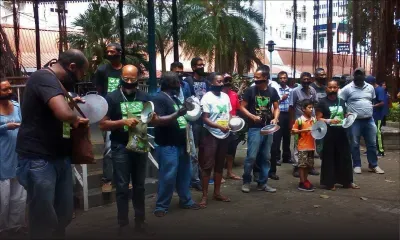 Jardin de la Compagnie : protestation symbolique de ReA et concert de casseroles