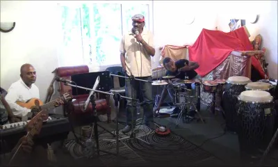 Concert au MGI: Nitish Joganah et ses musiciens en répétition