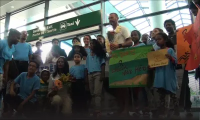 Accueil chaleureux pour Lilian Eymeric après la traversée Maurice-Réunion