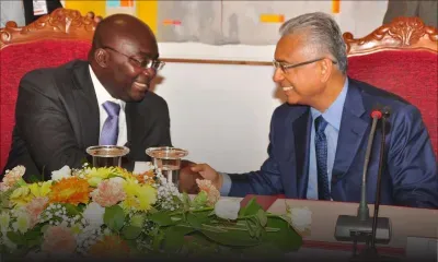 Pravind Jugnauth remercie le gouvernement ghanéen pour son «soutien» sur le dossier Chagos