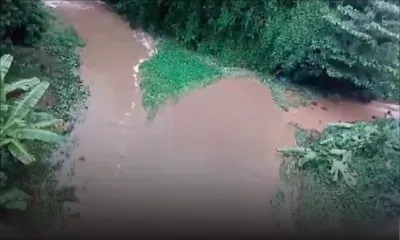 Intempéries : la rivière Aubin sort de son lit