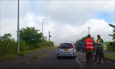 Zone rouge : contrôle policier à l’entrée d’Hermitage