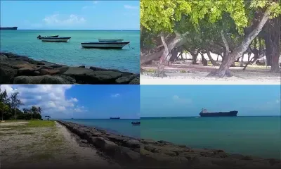 Comme l'an dernier : pas l'ombre d'une présence humaine sur la plage de Pointe-aux-Sables 
