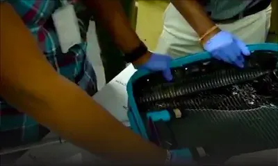 Plaisance : les images de la saisie de Rs 19 millions d'héroïne 