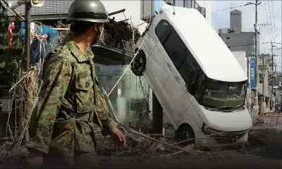 Inondations au Japon: au moins 55 morts, pluies record dans le centre