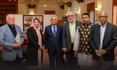 Pravind Jugnauth rencontre les représentants du Conseil des religions