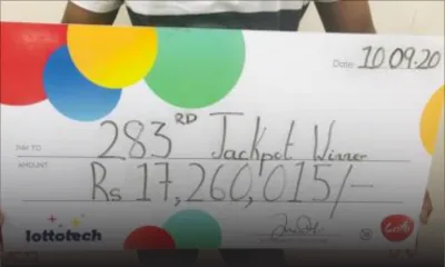 Loto : un maçon de 40 ans remporte le jackpot de Rs 17,2 millions