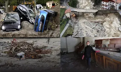 [En images] Inondations en France et en Italie: le bilan monte à sept morts