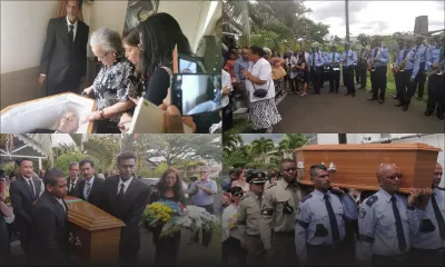 [En images] Philippe Gentil : Adieu émouvant sur l'hymne national