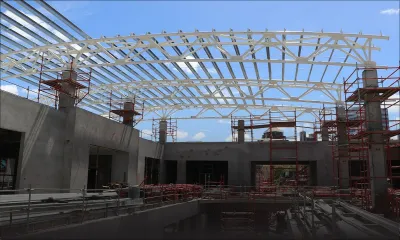 Le Victoria Urban Terminal dévoile sa toiture