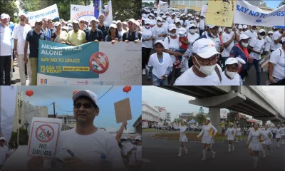 [En images] Une marche pacifique pour dire non à la drogue