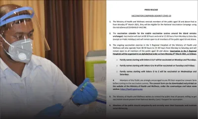 Campagne anti-Covid-19 : le formulaire de vaccination téléchargeable en ligne