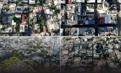 Confinement dû à la Covid-19 : Port-Louis vue d’en haut pendant que le nombre de cas locaux augmente 