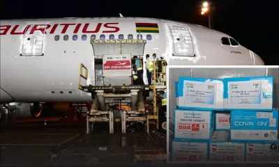 Covid-19 : 200 000 doses de Covaxin sont arrivées ce matin