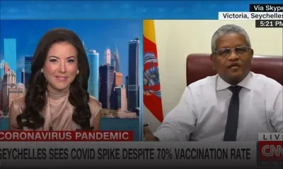 Wavel Ramkalawan sur CNN : «Les vaccins ont sauvé Les Seychelles»