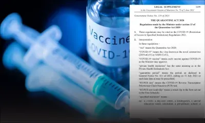 Quarantine Act : voici les nouveaux règlements en vigueur à partir du 21 juin