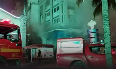 Caudan Waterfront : incendie au Craft Market