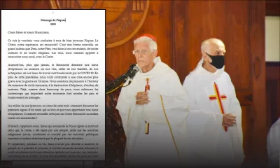 Message du cardinal Piat à l’occasion de Pâques