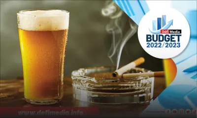 Budget 2022-2023 : Augmentation du prix des boissons alcoolisées et de la cigarette