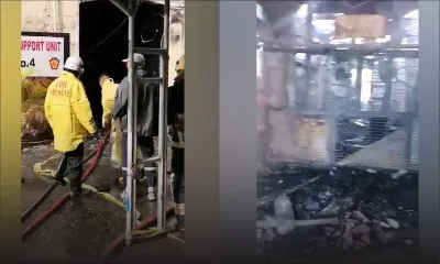 Incendie : premières images de l’intérieur des Casernes centrales