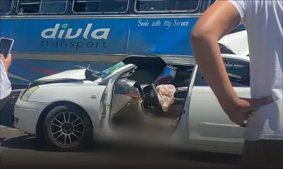 Poudre-D'Or-Hamlet : un bus et une voiture impliqués dans un accident