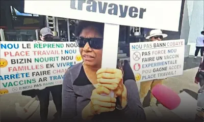 Manif devant le bâtiment d’Air Mauritius : Yogita Babboo dit avoir envoyé une lettre au ministère du Travail
