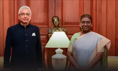 New Delhi : rencontre entre Pravind Jugnauth et la Présidente de l'Inde Droupadi Murmu 