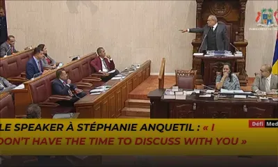 Le Speaker à Stéphanie Anquetil : « I don’t have the time to discuss with you »