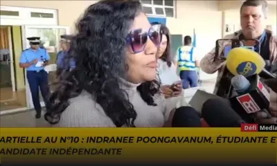 Partielle au n°10 : Indranee Poongavanum, étudiante et candidate indépendante