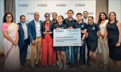 Compétition vidéo de Mauritius Finance : Mont Lubin College remporte le grand prix de Rs 125 000