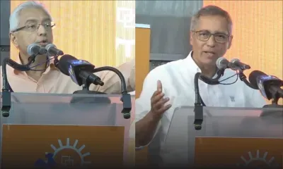 Alliance Lepep : discours de Pravind Jugnauth et de Xavier-Luc Duval à La Tour Koenig