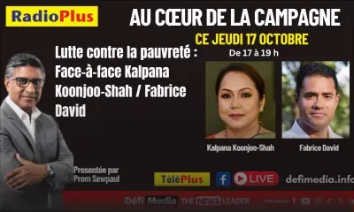 « Au Cœur de la Campagne » - Lutte contre la pauvreté : face-à-face Kalpana Koonjoo-Shah / Fabrice David