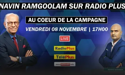 «Au Coeur de la Campagne» : Ramgoolam l'invité de l'émission ce vendredi
