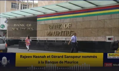 Rajeev Hasnah et Gérard Sanspeur nommés à la Banque de Maurice