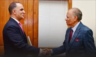 Visite de courtoisie du Chef Commissaire de Rodrigues à Navin Ramgoolam