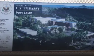[En Images] Construction de la nouvelle ambassade des États-Unis à Maurice 