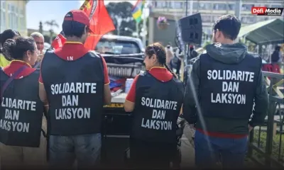 [En images] Rassemblement syndical contre le relèvement de l’âge d’égilibilité à la pension de vieillesse à Rose-Hill