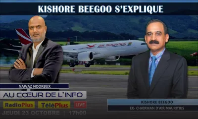 « Au Cœur de l'Info » : Kishore Beegoo s’explique après sa démission d’Air Mauritius